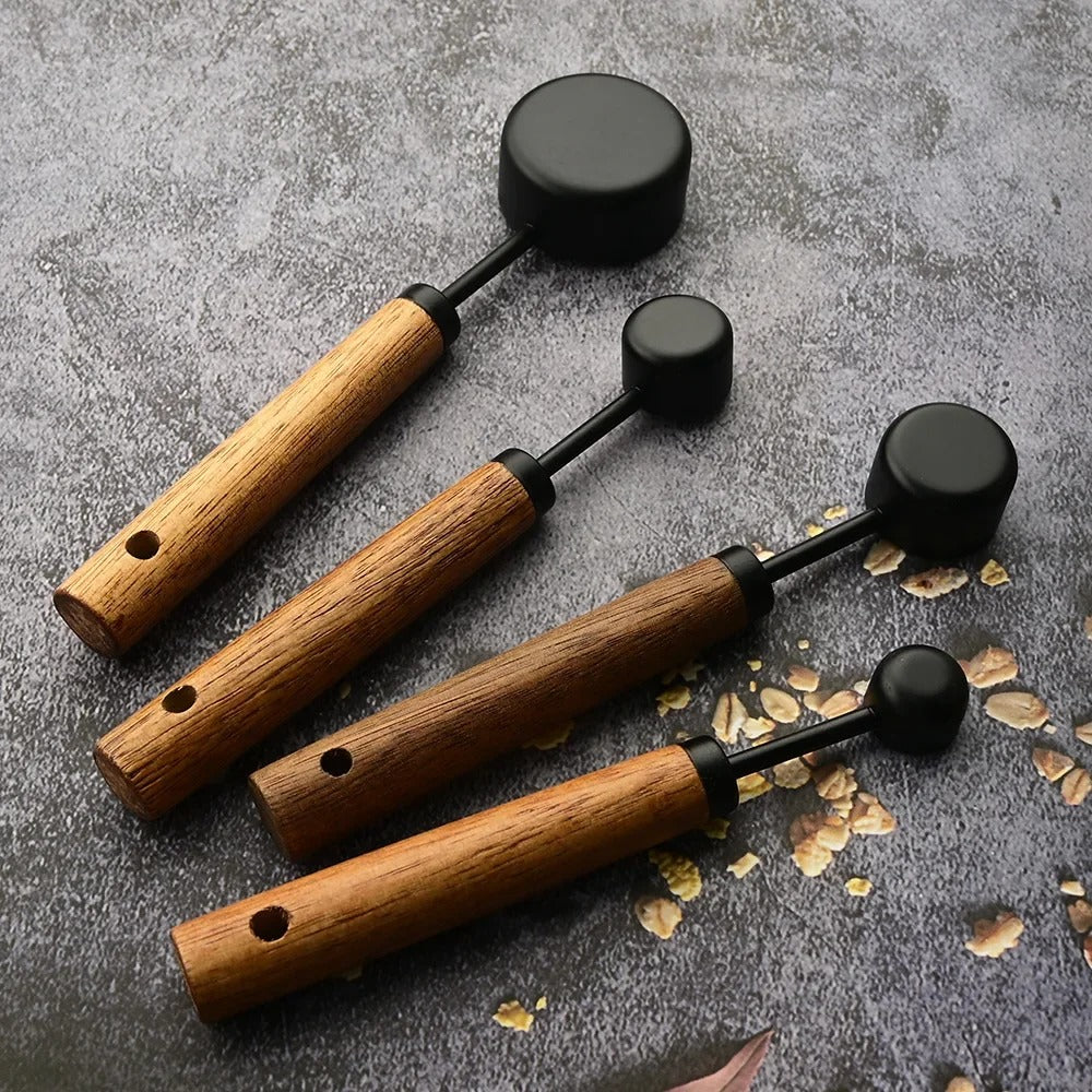 Wood Handle Measuring Spoons